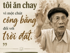 Tôi ăn chay vì một chút công bằng đối với trời đất